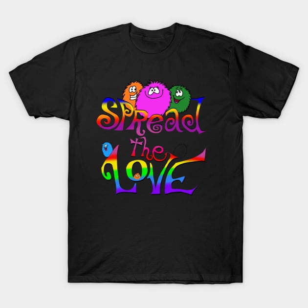 spread the love T-Shirt by wolfmanjaq